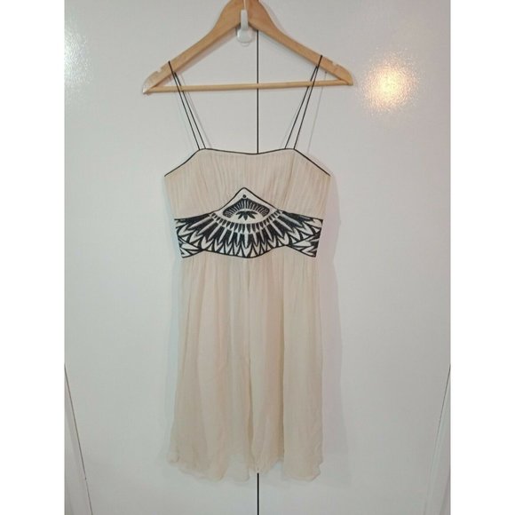 Out With Evie Dress - Size 10 - Cream and black - Picture 2 of 6